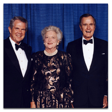 President George Bush and Barbara Bush